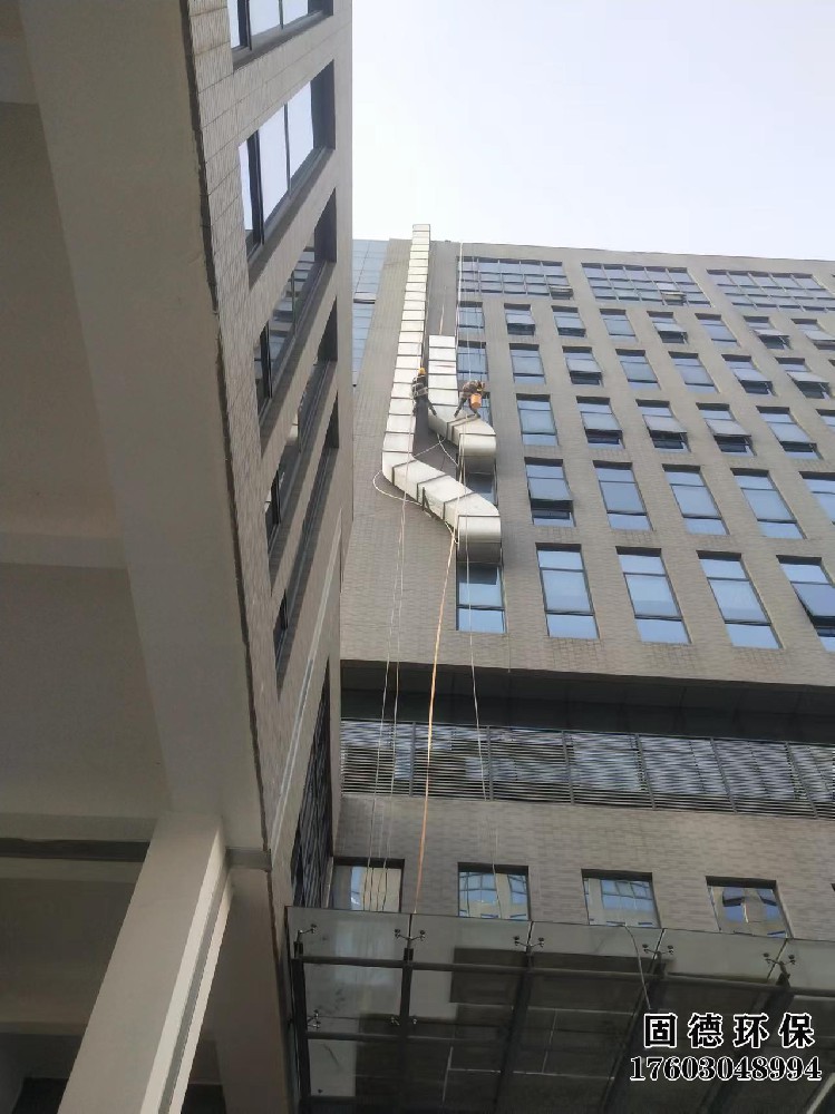 深圳市創(chuàng)維科技工業(yè)園，外墻施工，管道拆除工程。